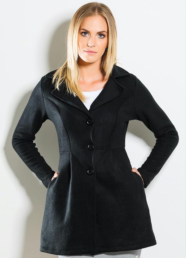 casaco de soft feminino com capuz