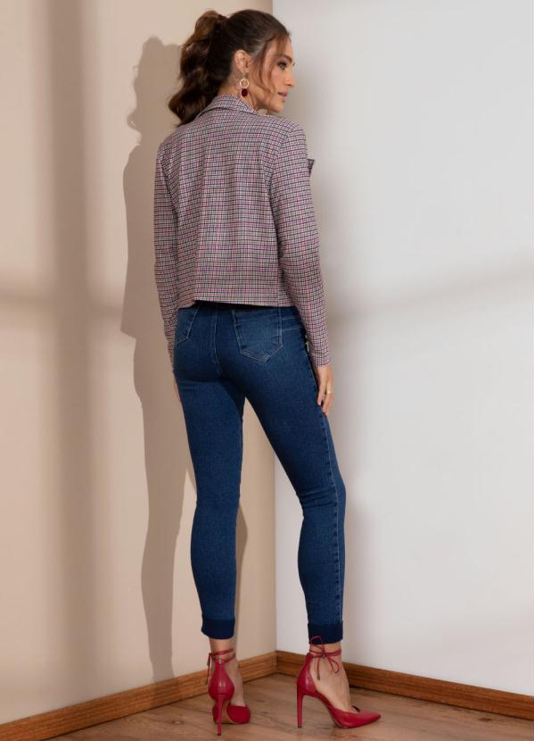 Quintess - Blazer Encurtado Xadrez 6