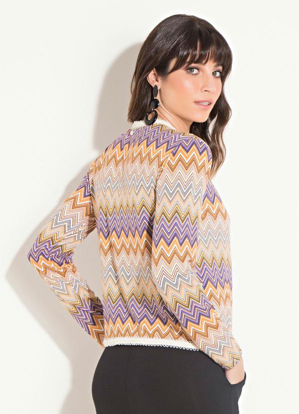 Outlet - Casaquinho Quintess Chevron 2