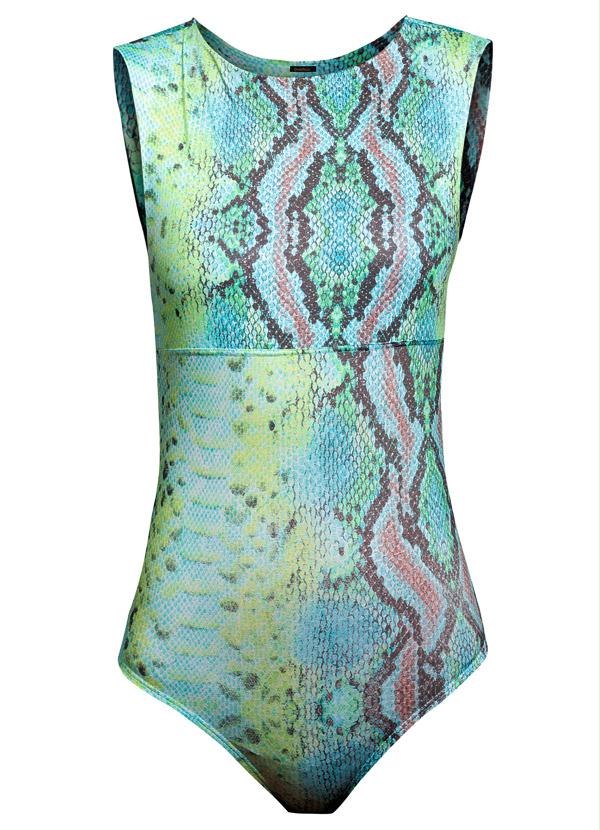 Quintess - Body Decote Costas Animal Print 8