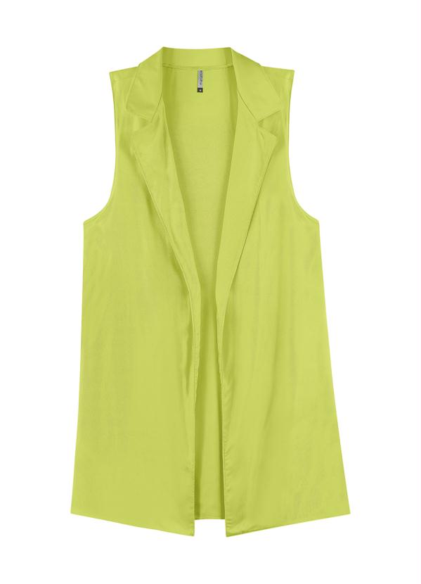 Marialícia - Colete Alongado Verde 4