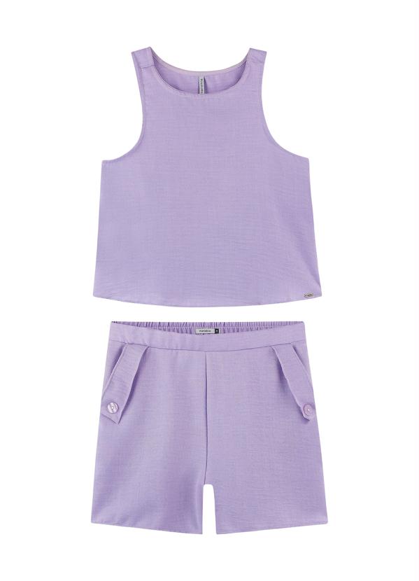 Marialícia - Conjunto Alfaiataria Lilás 3