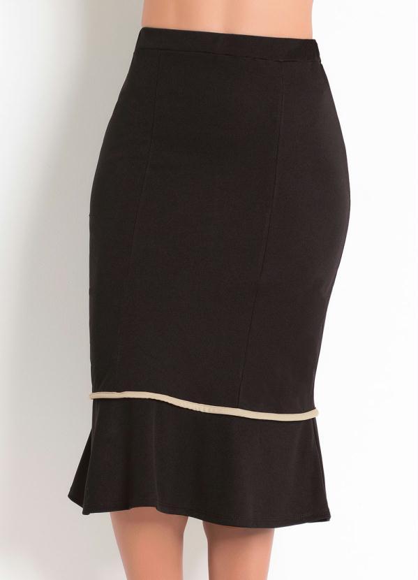 Rosalie - Conjunto Bege e Preto Moda Evangélica 4