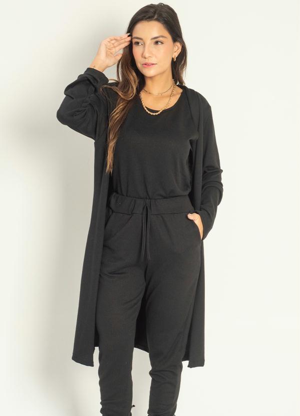 Endless - Conjunto Feminino 3 Peças Select Preto