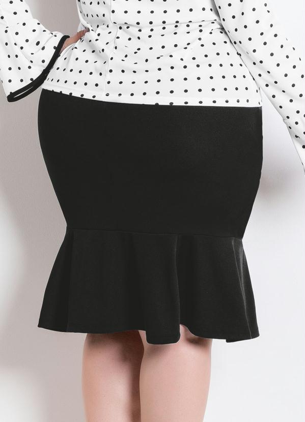 Rosalie - Conjunto Poá e Preto  com Babados 14