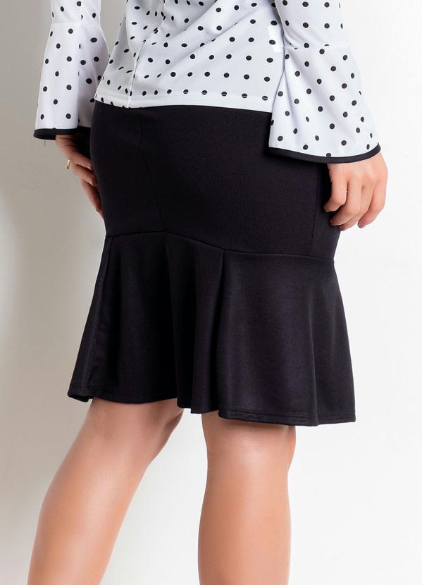 Rosalie - Conjunto Poá e Preto  com Babados 6