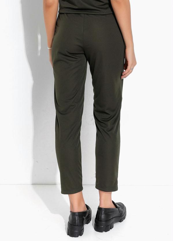 Moda Pop - Conjunto Verde Militar em Malha 6