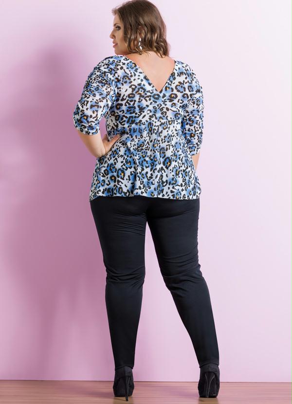 Marguerite - Conjunto Bata Estampada e Legging Preta 2