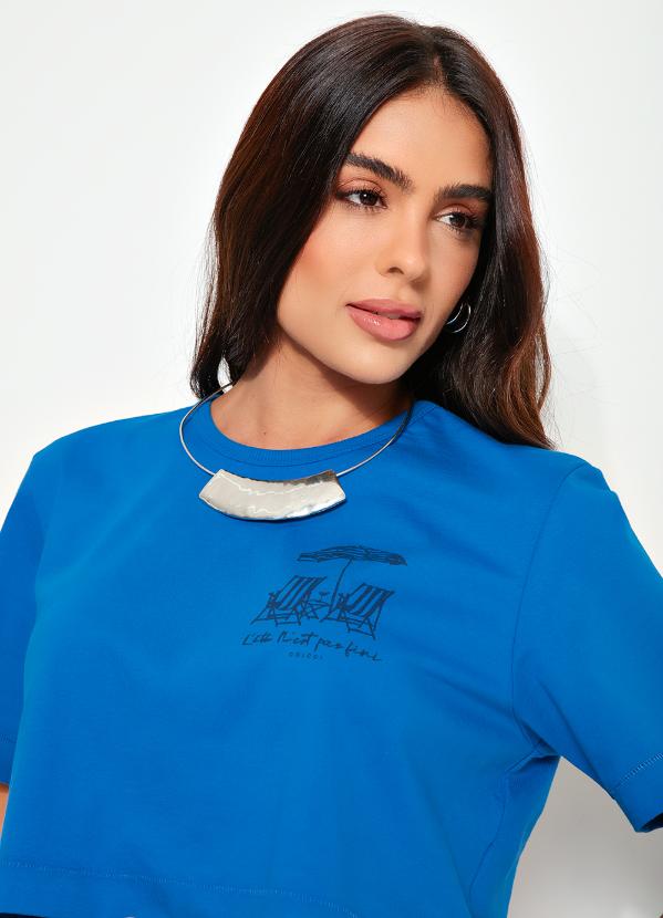 Colcci - Camiseta Azul 7