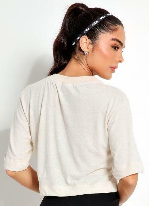Fila - Camiseta Feminina Vita Sportiva Bege - FILA
