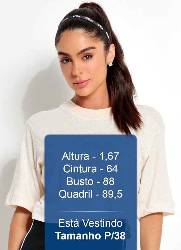 Fila - Camiseta Feminina Vita Sportiva Bege 5