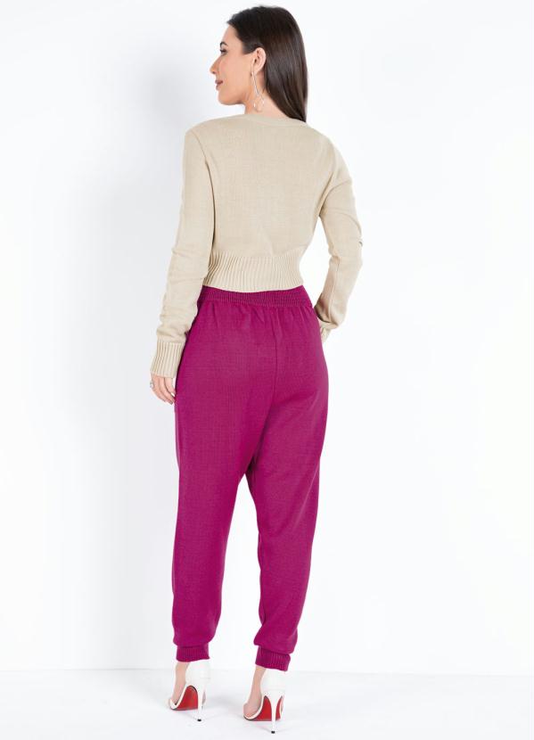 Janine - Cropped Cáqui com Mangas Longas 5