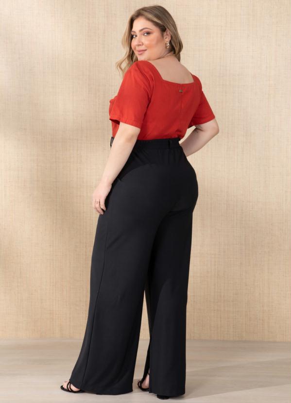 Quintess - Cropped Ferrugem com Abertura em Zíper Frontal 10