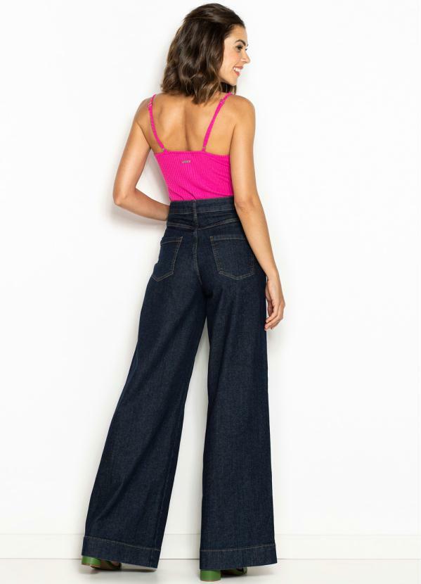 Colcci - Regata Cropped de Malha Rosa 4