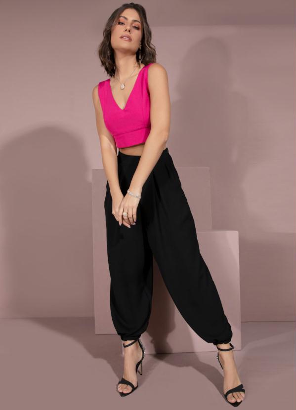 Quintess - Top Pink com Alças Largas 10