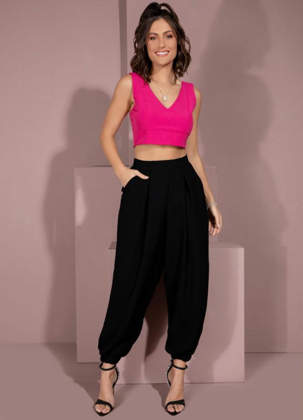 Quintess - Top Pink com Alças Largas 8