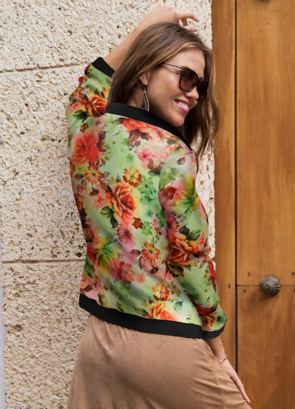 Outlet - Jaqueta Bomber Verde 2
