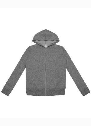 Rovitex - Jaqueta Feminina Básica com Capuz Cinza - ROVITEX