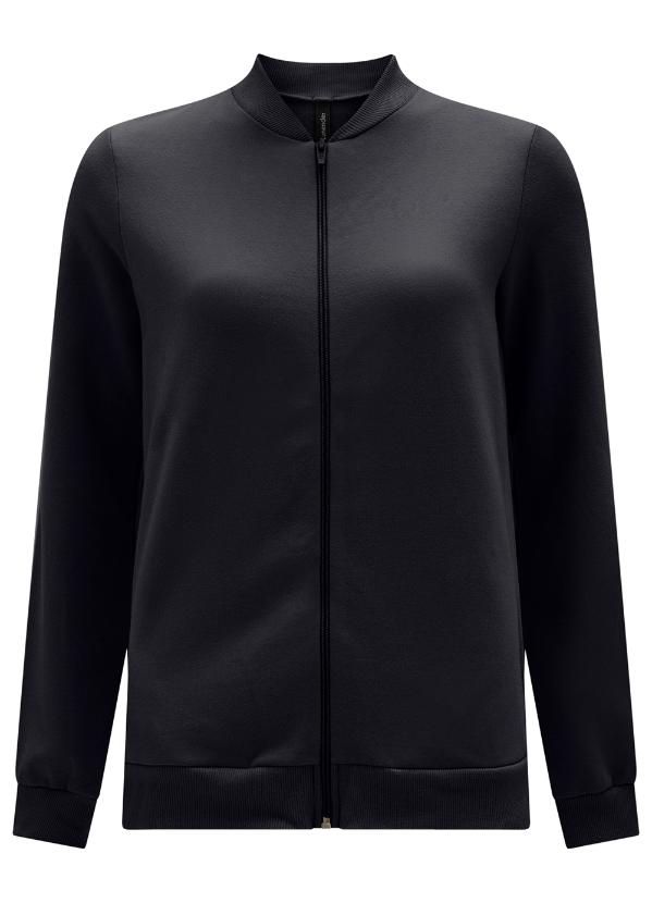 Lunender - Jaqueta Moletom Felpado Preto