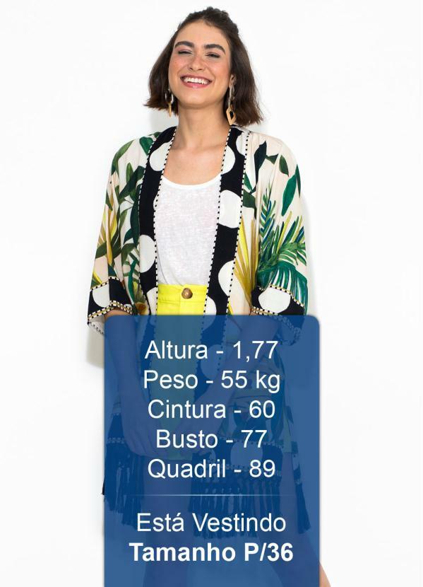 Farm - Kimono Lenço Abacatuca Estampado 5