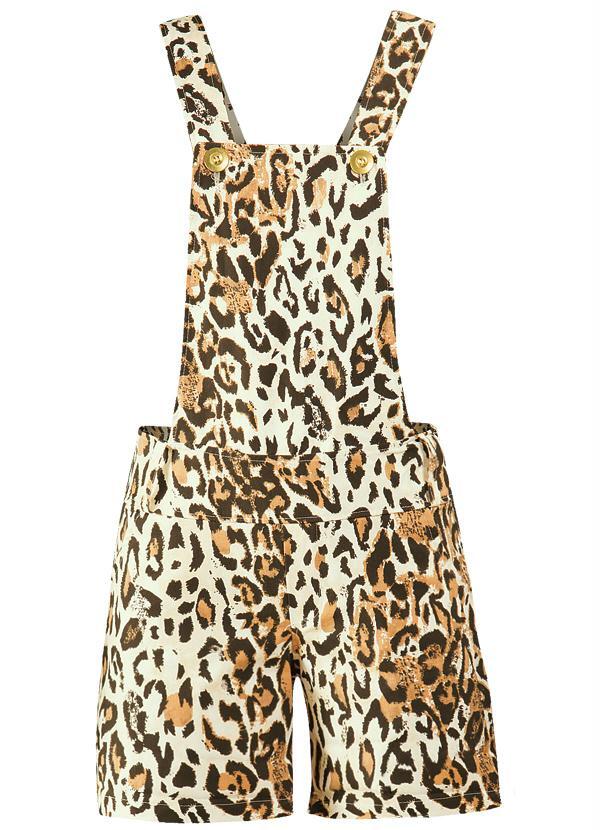 Quintess - Jardineira Animal Print Onça 5