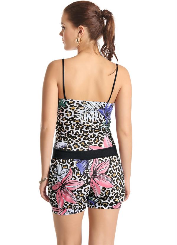 Outlet - Macaquinho de Alça Estampado 7