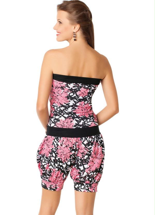 Outlet - Macaquinho Tomara-Que-Caia Estampado 2