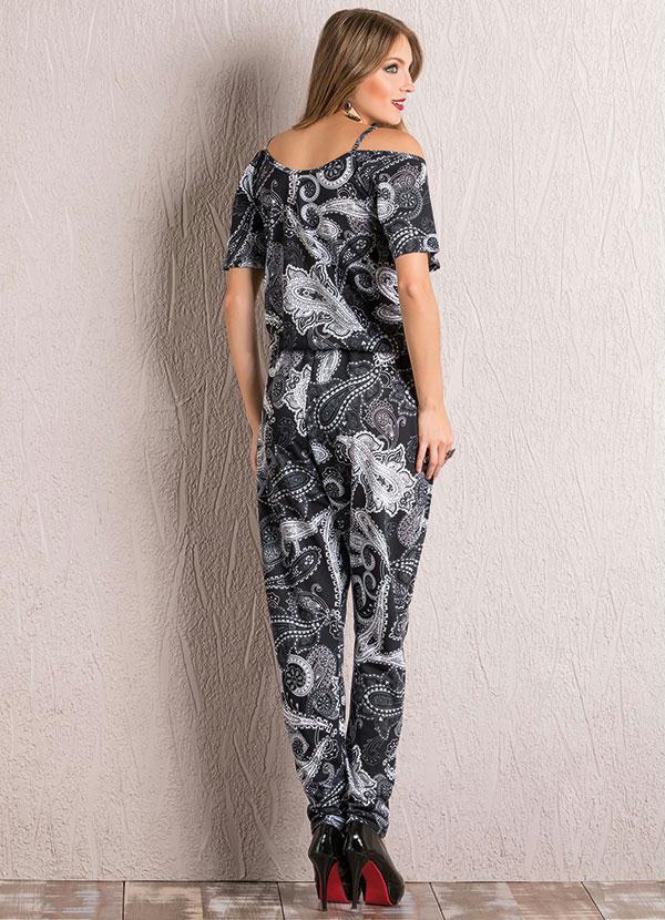 Outlet - Macacão Ciganinha Paisley 2