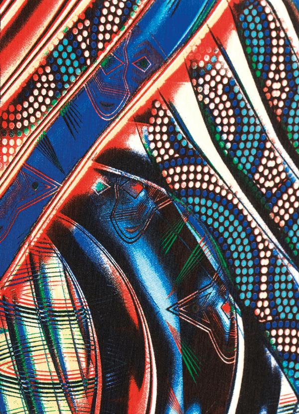 Quintess - Macaquinho Acinturado Estampa Abstrata 6