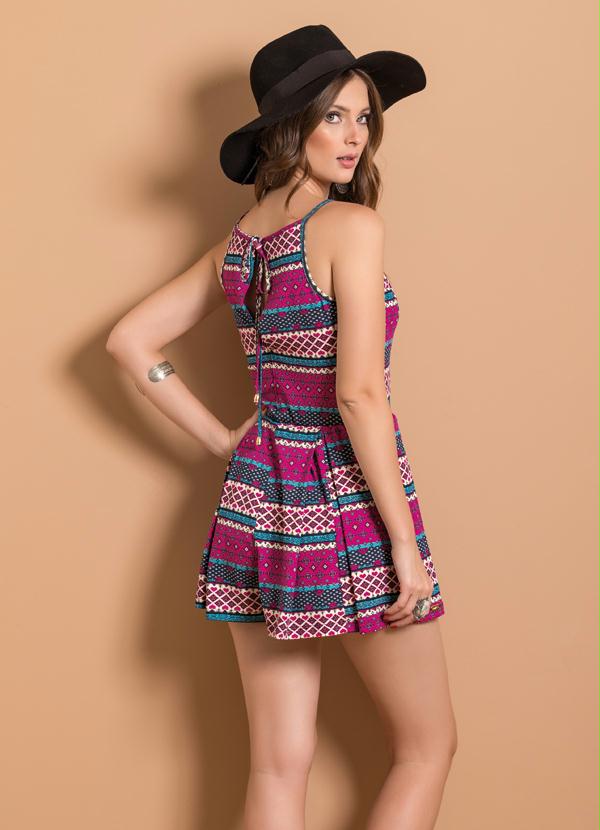 Quintess - Macaquinho de Alça Étnico com Corações 2