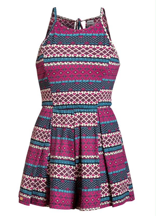 Quintess - Macaquinho de Alça Étnico com Corações 5