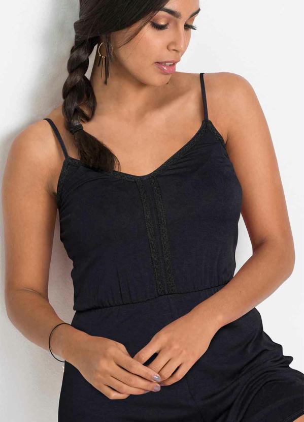 Outlet - Macaquinho de Alcinha Preto 4