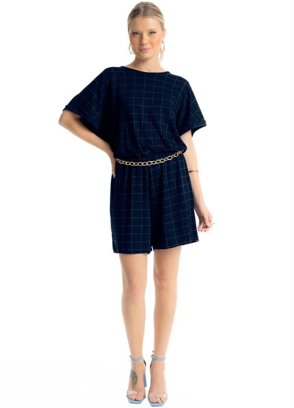 Rovitex - Macaquinho Feminino Azul 3