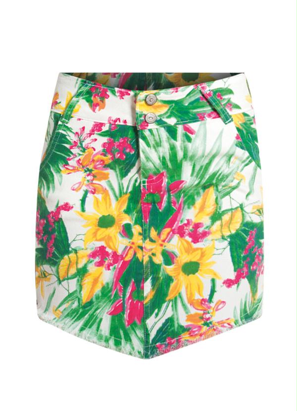 Quintess - Saia Assimétrica Tropical Barra Desfiada 8