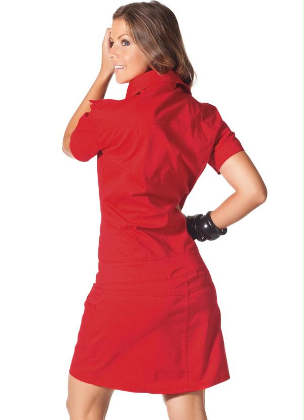 mini vestido vermelho