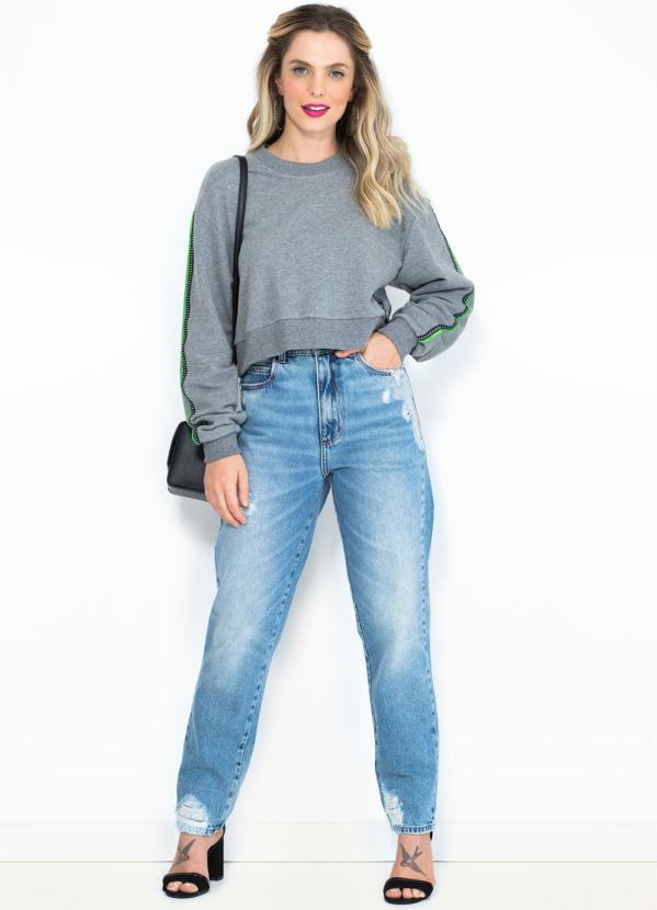 Colcci - Blusão de Moletom Mescla 3