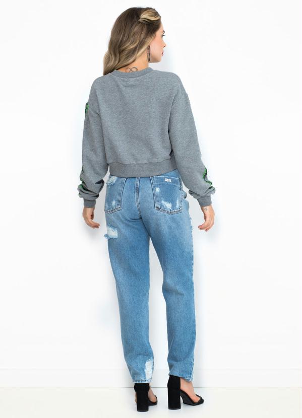 Colcci - Blusão de Moletom Mescla 4