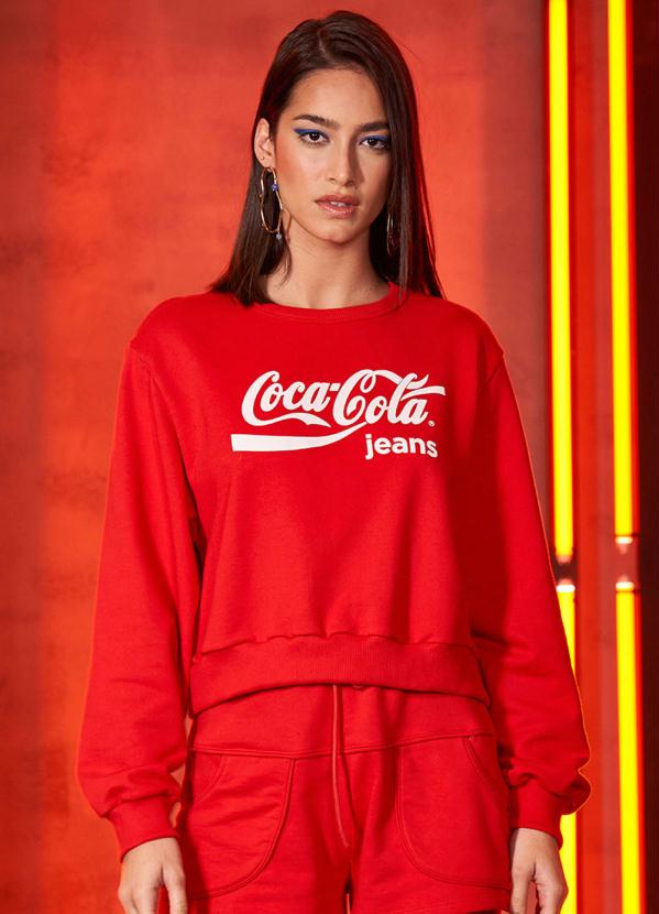 Moletom da coca cola feminino fashion