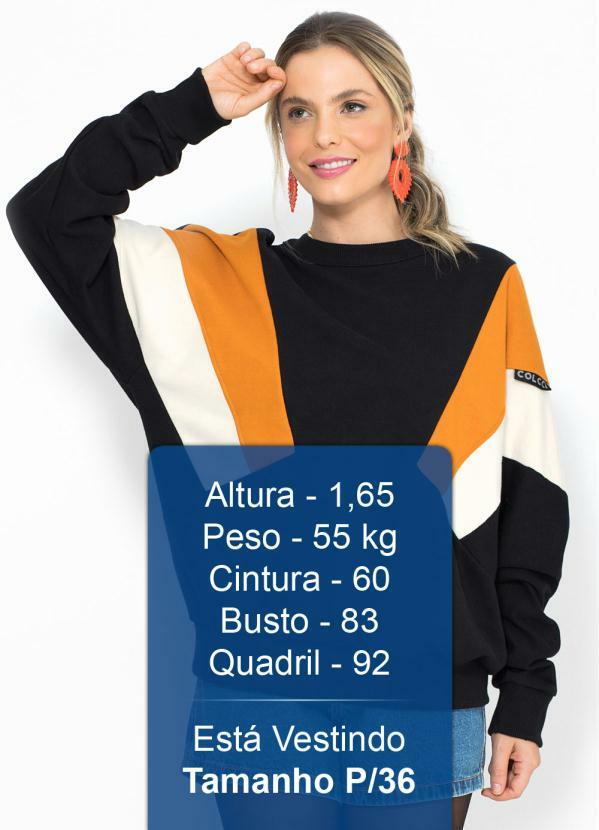 Colcci - Blusão Moletom Preto 5