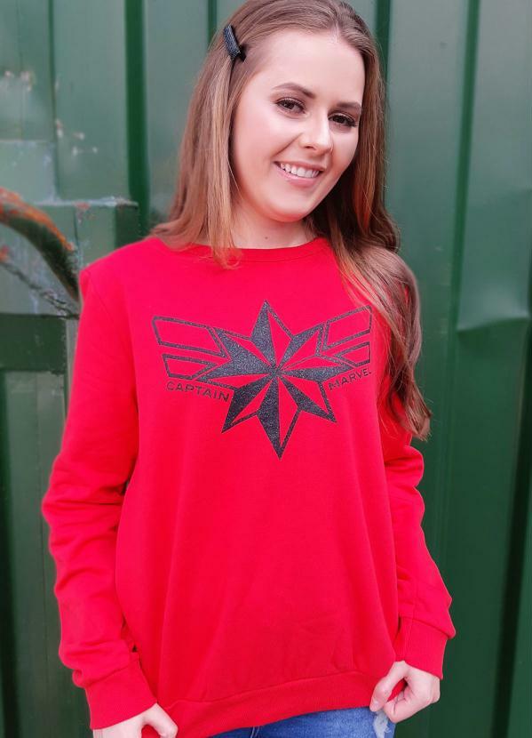 Marvel - Casaco Estampado com Glitter Vermelho