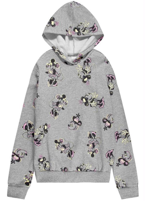 Disney - Casaco Moletom Cinza
