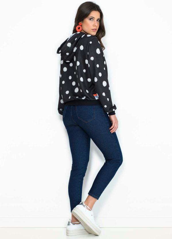 carla moletom com capuz blue