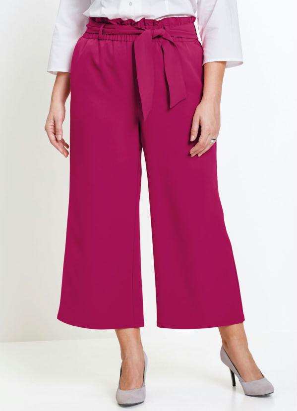 bonprix - Calça Pantacourt Clochard Rosa Pink 4