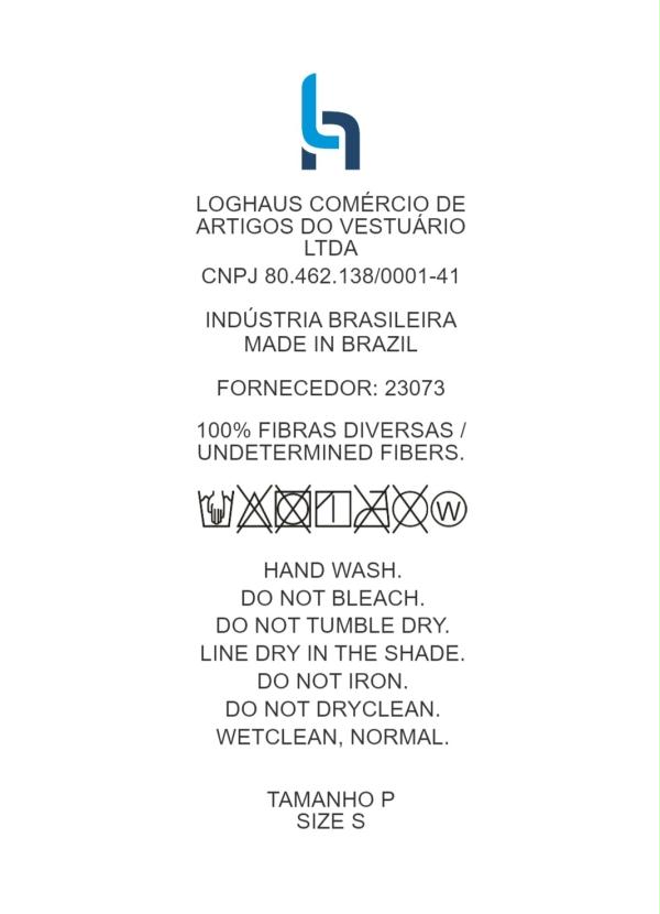 Outlet - Blusa Listrada Sustentável com Elástico na Barra 5