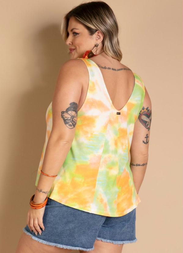 Quintess - Regata Cavada Tie Dye Barra Ampla 6