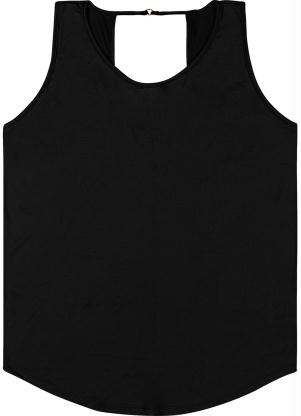 Rovitex - Regata Feminina Malha Delicate Preto - ROVITEX