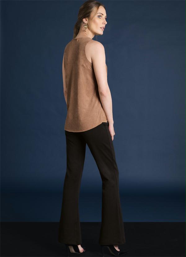 Multimarcas - Regata Mullet em Camurça Caramelo 4