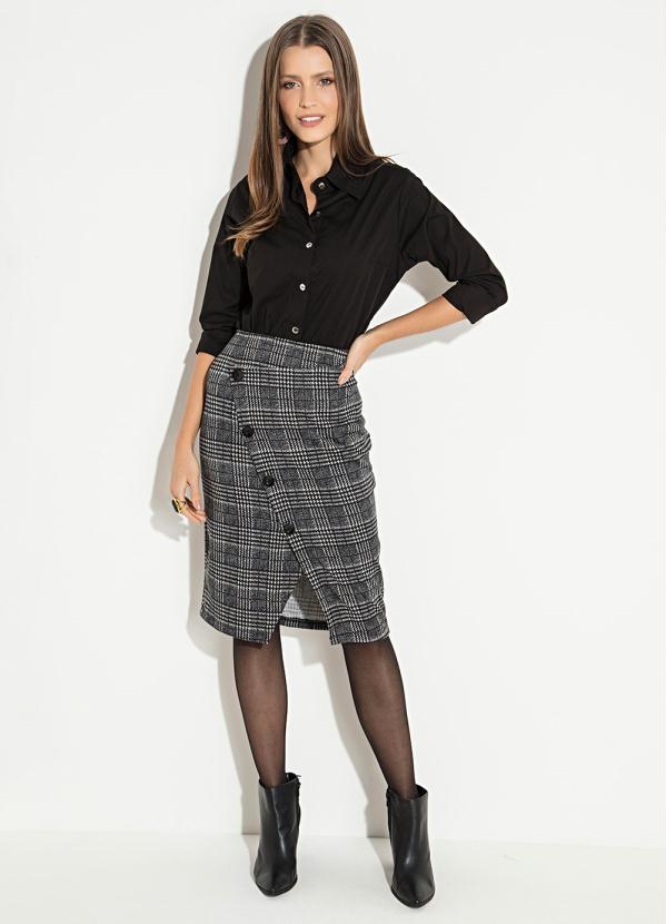 Quintess - Saia Quintess Xadrez com Transpasse 4