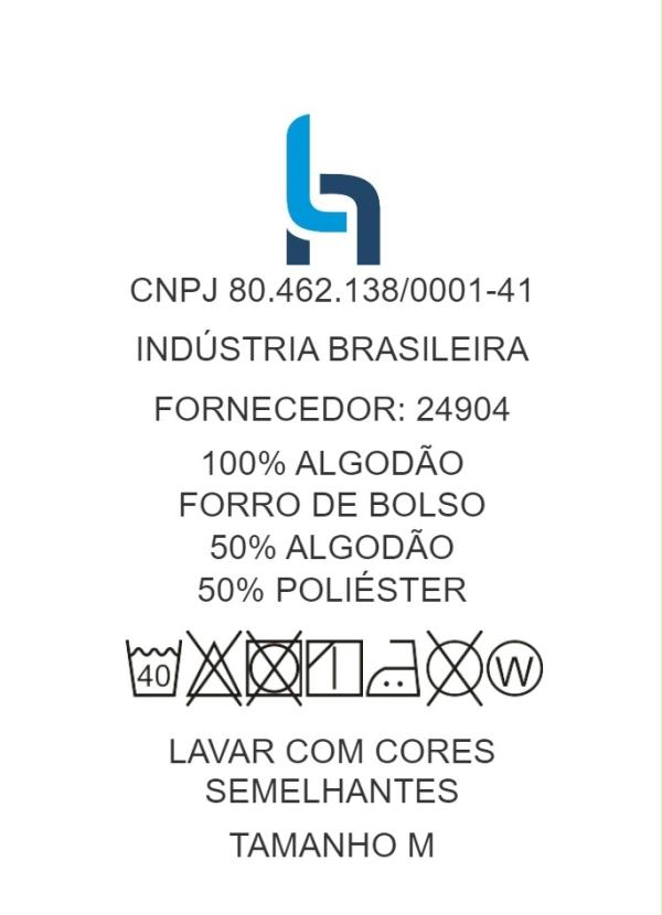 bonprix - Saia Sarja com Fechamento em Botões Preta 7