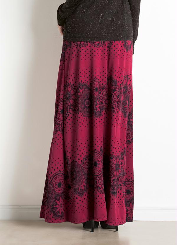 Outlet - Saia Longa Mandala com Fenda na Lateral 2